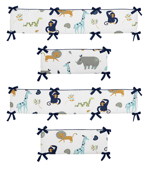 Mod Jungle Collection Crib Bumper Pad