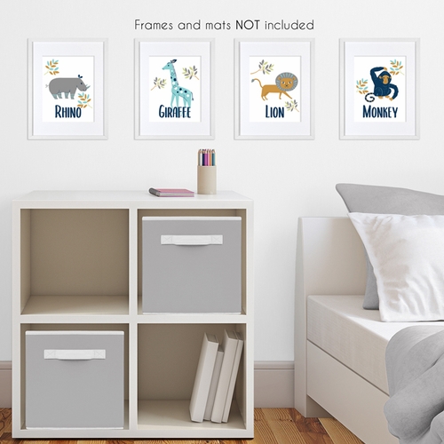 Mod Jungle Collection Wall Art Prints - Set of 4 - alt image 2