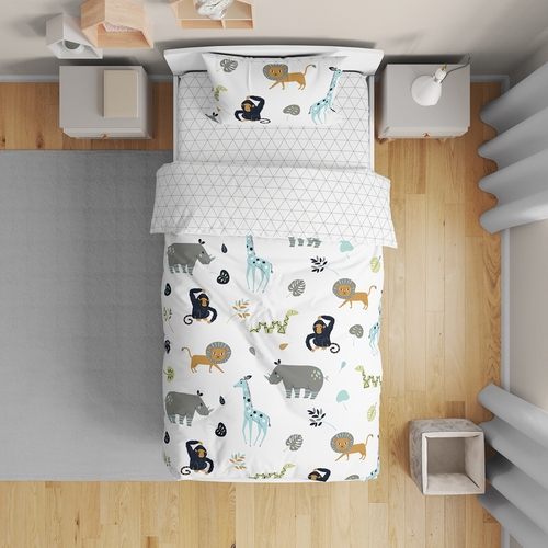 Mod Jungle Toddler Bedding Collection - alt image 1