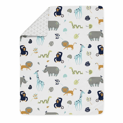 Mod Jungle Toddler Bedding Collection - alt image 3
