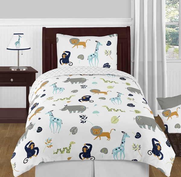 Mod Jungle Twin Bedding Collection