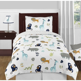 Mod Jungle Twin Bedding Collection