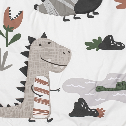 Modern Dinosaurs Collection 3 Piece Crib Bedding - alt image 2