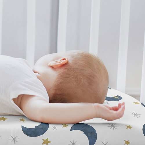 Moon Bear Collection 2 Pack Baby Bassinet Fitted Sheets - alt image 2