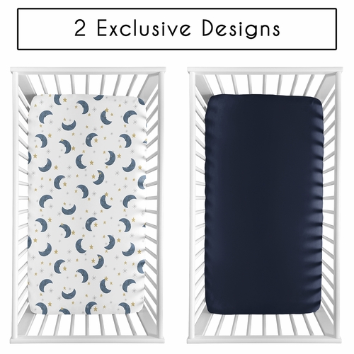 Moon Bear Collection 2 Pack Crib Sheets - alt image 1