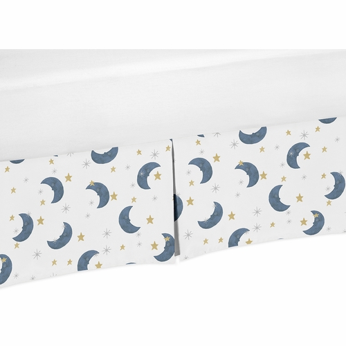 Moon Bear Collection Crib Bed Skirt