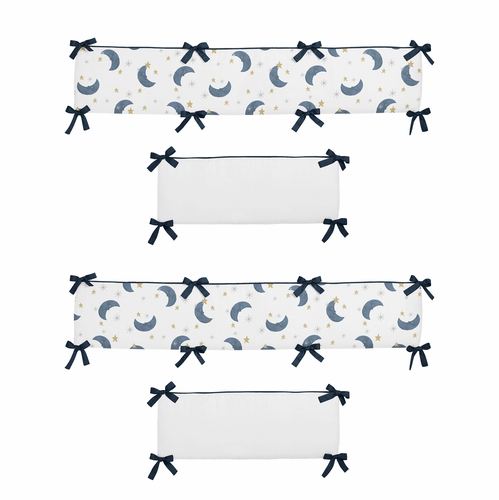 Moon Bear Collection Crib Bumper Pad