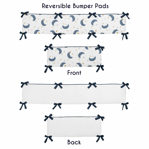 Moon Bear Collection Crib Bumper Pad - alt image 3