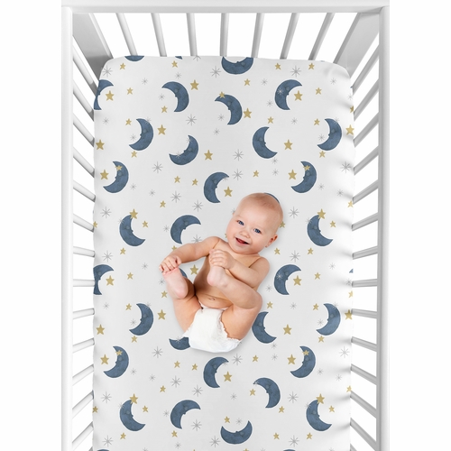 Moon Bear Collection Crib Sheet - alt image 3