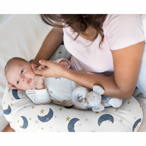 Moon Bear Collection Nursing Breastfeeding Pillow Cover - alt image 1