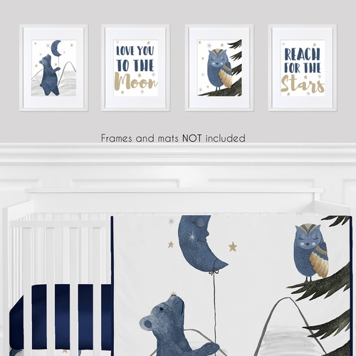 Moon Bear Collection Wall Art Prints - Set of 4 - alt image 1