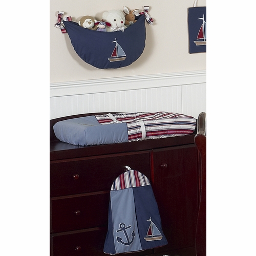 Nautical Nights 11 Piece Bumperless Crib Bedding Collection - alt image 1