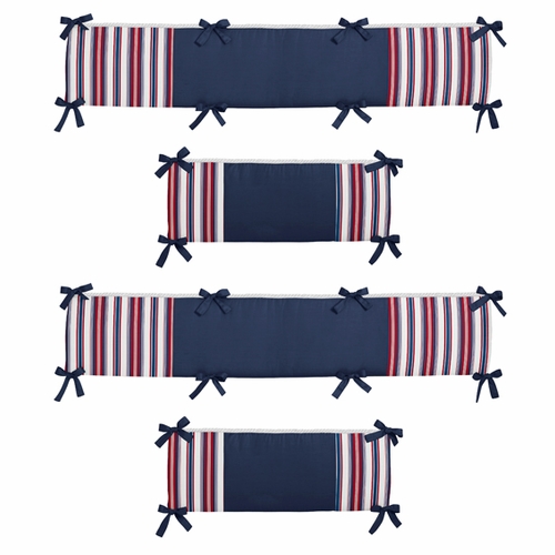 Nautical Nights Collection Crib Bumper Pad