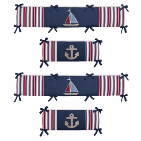Nautical Nights Collection Crib Bumper Pad