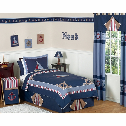 Nautical Nights Full/Queen Bedding Collection