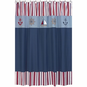 Nautical Nights Shower Curtain