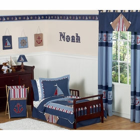 Nautical Nights Toddler Bedding Collection