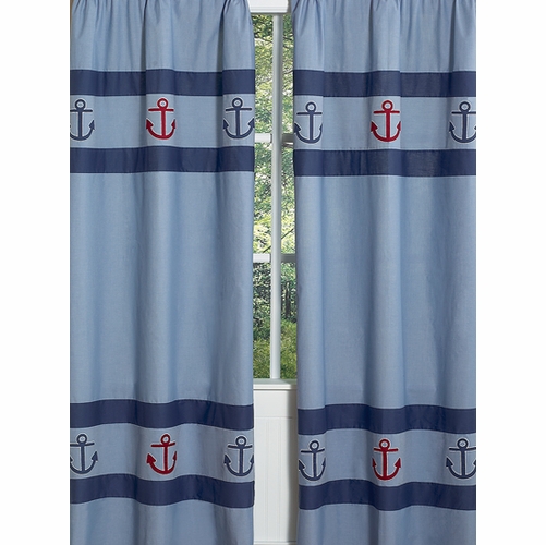 Nautical Nights Window Panels - Set of 2