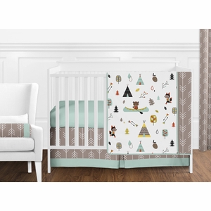 Outdoor Adventure Collection 11 Piece Bumperless Crib Bedding Collection