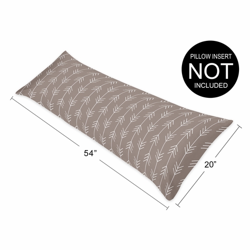 Outdoor Adventure Collection Arrow Print Full Length Body Pillow Cover - alt image 3