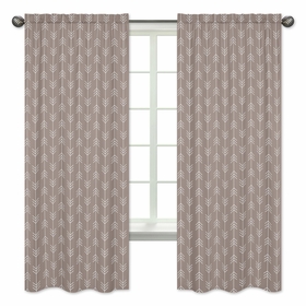 Outdoor Adventure Collection Arrow Print Window Panels - Set of 2
