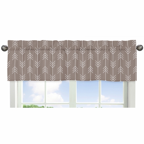 Outdoor Adventure Collection Arrow Print Window Valance