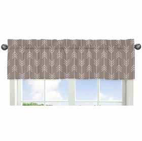 Outdoor Adventure Collection Arrow Print Window Valance