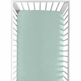 Outdoor Adventure Collection Crib Sheet - Aqua