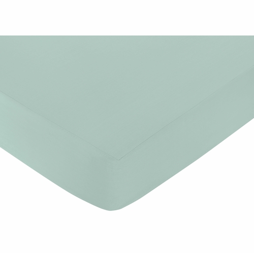 Outdoor Adventure Collection Crib Sheet - Aqua - alt image 2
