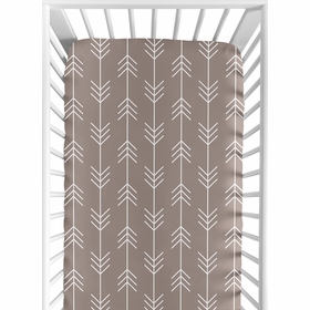 Outdoor Adventure Collection Crib Sheet - Arrow Print