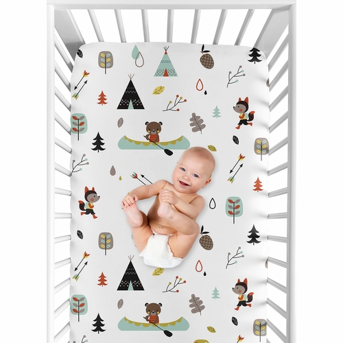 Outdoor Adventure Collection Crib Sheet - Print - alt image 3