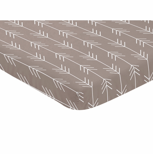 Outdoor Adventure Collection Mini Crib Sheet - Arrow Print