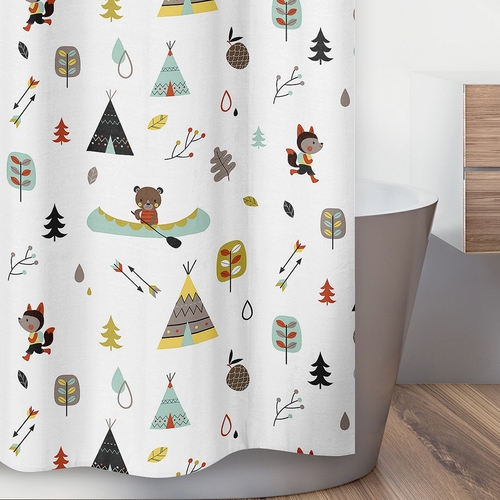 Outdoor Adventure Collection Shower Curtain - alt image 2