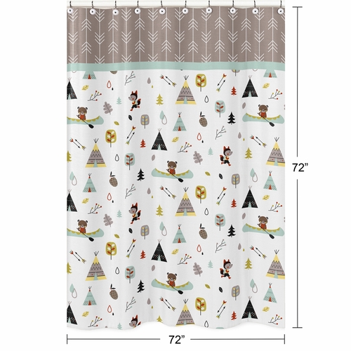 Outdoor Adventure Collection Shower Curtain - alt image 4