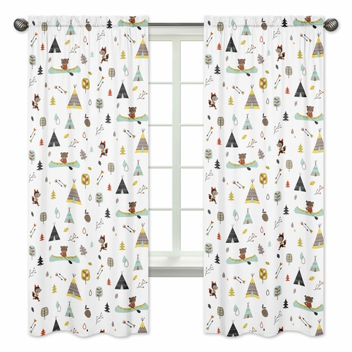 Outdoor Adventure Collection Window Panels - Set of 2