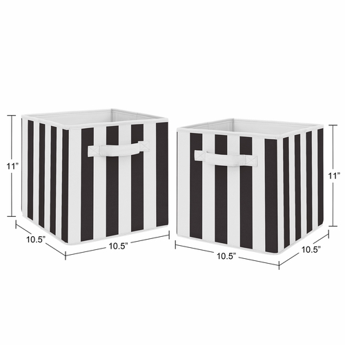 Paris Collection Foldable Fabric Storage Bins - alt image 2