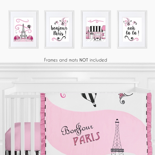 Paris Collection Wall Art Prints - Set of 4 - alt image 1