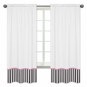 Paris Collection Window Panels - Set of 2