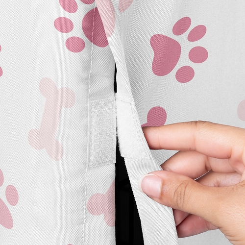 Paw and Bone Blush Pink Collection Dog Crate Kennel Cover 36in. - alt image 2