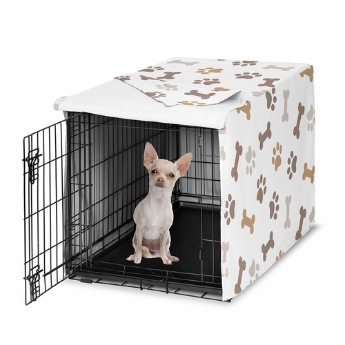 Paw and Bone Collection Dog Crate Kennel Cover 24in.