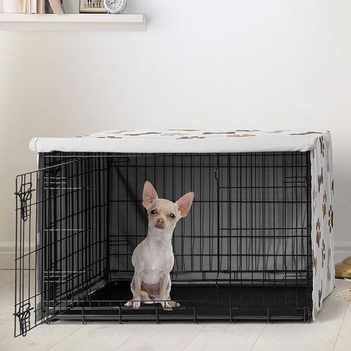 Paw and Bone Collection Dog Crate Kennel Cover 24in. - alt image 1
