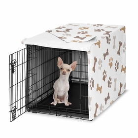 Paw and Bone Collection Dog Crate Kennel Cover 24in.