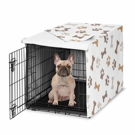 Paw and Bone Collection Dog Crate Kennel Cover 30in.