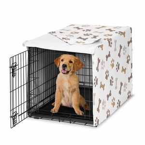 Paw and Bone Collection Dog Crate Kennel Cover 36in.