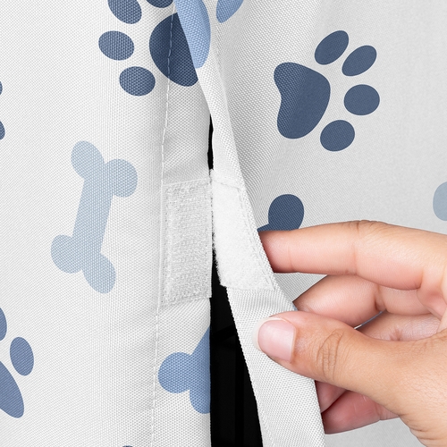 Paw and Bone Navy Blue Collection Dog Crate Kennel Cover 24in. - alt image 2