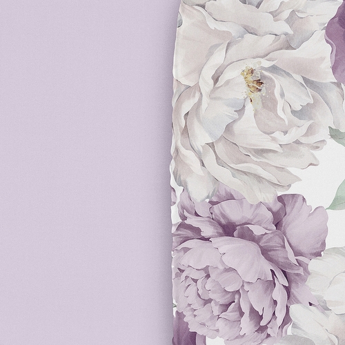 Peony Floral Garden Lavender Purple and Ivory Collection 2 Pack Baby Bassinet Fitted Sheets - alt image 4