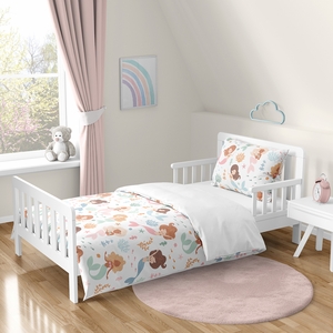 Pink and Blue Mermaids Collection Toddler Bedding