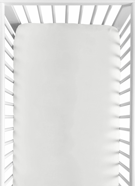 Off white crib sheet sale