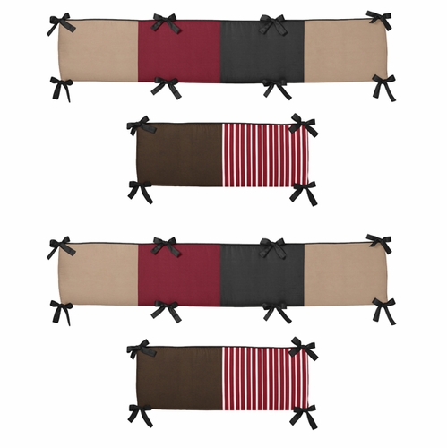 Pirate Treasure Cove Collection Crib Bumper Pad - alt image 1