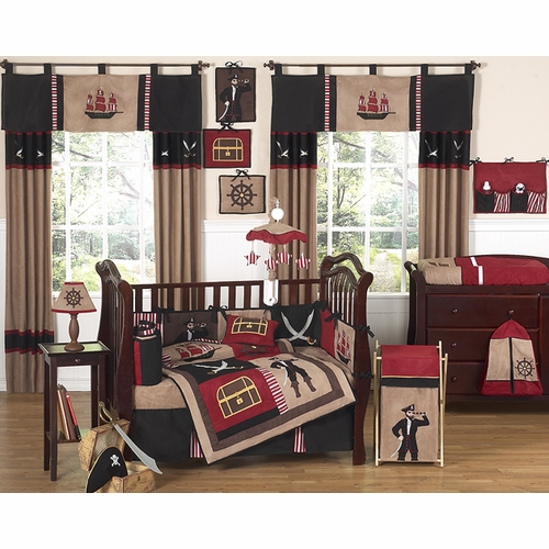 Pirate Treasure Cove Collection Crib Bumper Pad - alt image 2